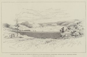 Natural Basin, with Dam, in Course of Completion by the Johannesburg Waterworks Company for an Additional Supply by Melton Prior